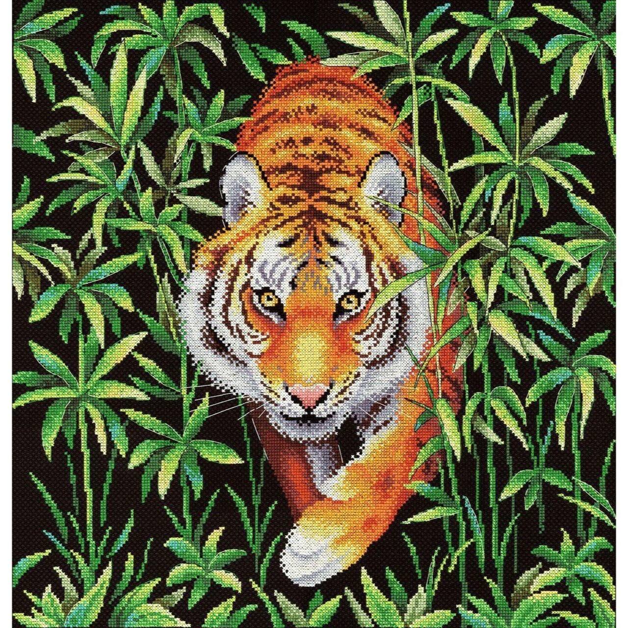 MP Studia Master Of The Jungle Cross Stitch Kit
